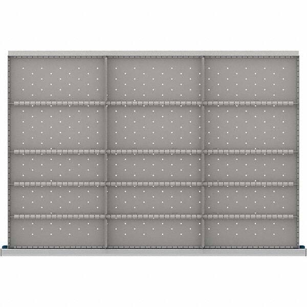 LISTA - 15-Compartment Drawer Divider Layout for 3.15" High Drawers - Americas Industrial Supply