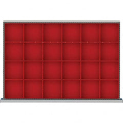 LISTA - 24-Compartment Drawer Divider Layout for 3.15" High Drawers - Americas Industrial Supply