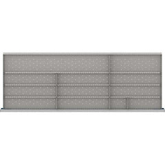 LISTA - 12-Compartment Drawer Divider Layout for 3.15" High Drawers - Americas Industrial Supply