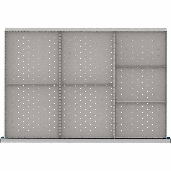 LISTA - 7-Compartment Drawer Divider Layout for 3.15" High Drawers - Americas Industrial Supply