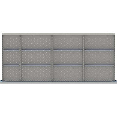 LISTA - 12-Compartment Drawer Divider Layout for 3.15" High Drawers - Americas Industrial Supply