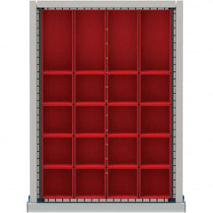 LISTA - 20-Compartment Drawer Divider Layout for 2.17" High Drawers - Americas Industrial Supply