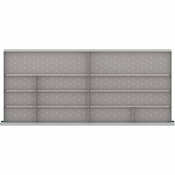 LISTA - 12-Compartment Drawer Divider Layout for 3.15" High Drawers - Americas Industrial Supply