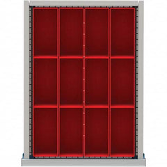 LISTA - 12-Compartment Drawer Divider Layout for 3.15" High Drawers - Americas Industrial Supply