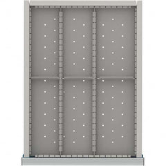 LISTA - 6-Compartment Drawer Divider Layout for 3.15" High Drawers - Americas Industrial Supply