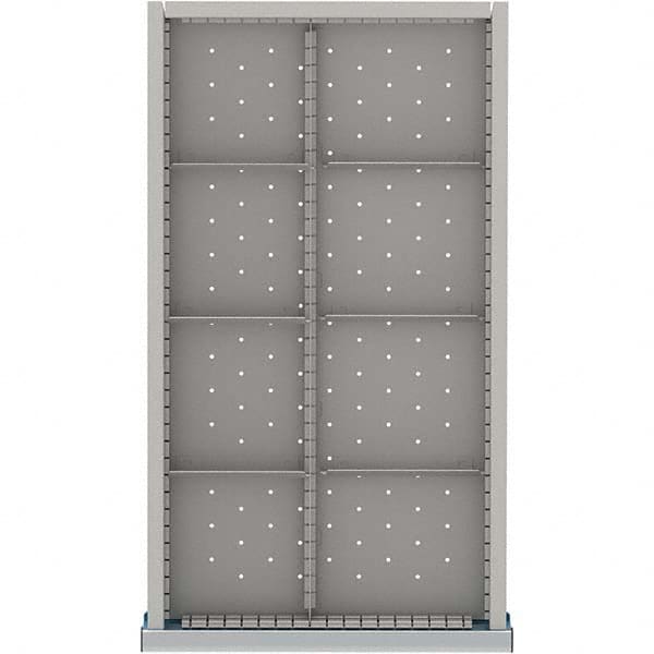 LISTA - 8-Compartment Drawer Divider Layout for 3.15" High Drawers - Americas Industrial Supply