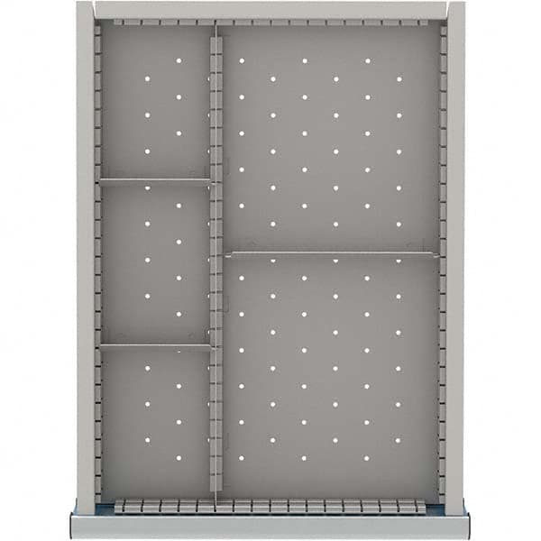LISTA - 5-Compartment Drawer Divider Layout for 3.15" High Drawers - Americas Industrial Supply