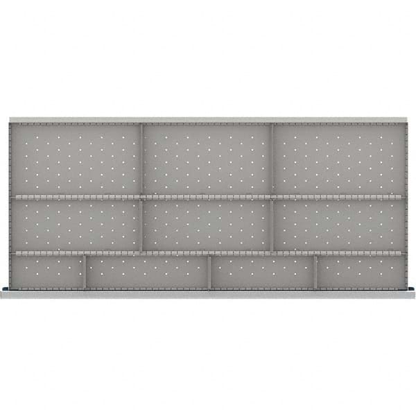 LISTA - 10-Compartment Drawer Divider Layout for 3.15" High Drawers - Americas Industrial Supply