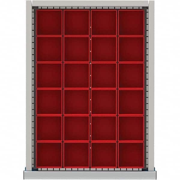 LISTA - 24-Compartment Drawer Divider Layout for 2.17" High Drawers - Americas Industrial Supply