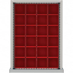 LISTA - 24-Compartment Drawer Divider Layout for 2.17" High Drawers - Americas Industrial Supply