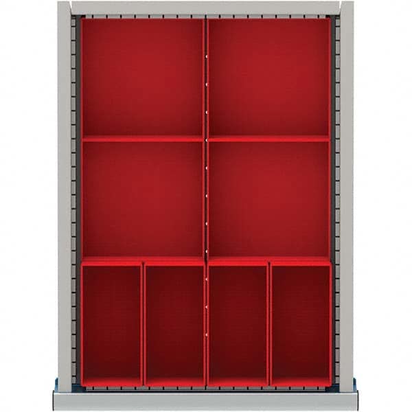 LISTA - 8-Compartment Drawer Divider Layout for 3.15" High Drawers - Americas Industrial Supply