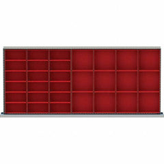 LISTA - 30-Compartment Drawer Divider Layout for 3.15" High Drawers - Americas Industrial Supply