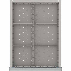 LISTA - 6-Compartment Drawer Divider Layout for 3.15" High Drawers - Americas Industrial Supply