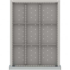 LISTA - 9-Compartment Drawer Divider Layout for 3.15" High Drawers - Americas Industrial Supply