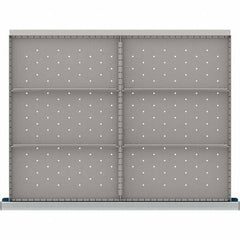 LISTA - 6-Compartment Drawer Divider Layout for 3.15" High Drawers - Americas Industrial Supply