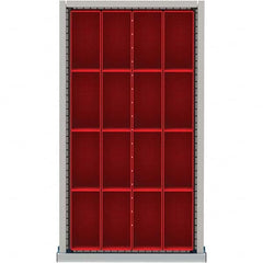 LISTA - 16-Compartment Drawer Divider Layout for 3.15" High Drawers - Americas Industrial Supply