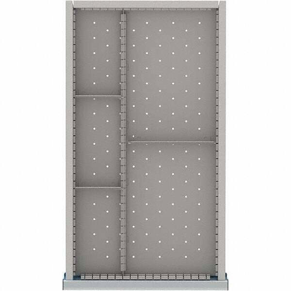 LISTA - 5-Compartment Drawer Divider Layout for 3.15" High Drawers - Americas Industrial Supply