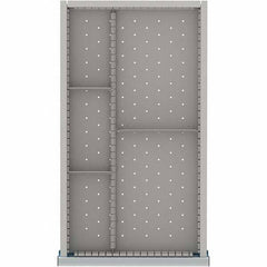 LISTA - 5-Compartment Drawer Divider Layout for 3.15" High Drawers - Americas Industrial Supply