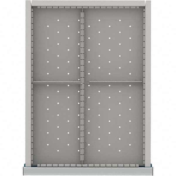 LISTA - 4-Compartment Drawer Divider Layout for 3.15" High Drawers - Americas Industrial Supply