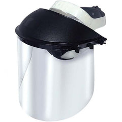 Jackson Safety - ANSI Rated, Clear Uncoated Acetate, Ratchet Adjustment Face Shield & Visor - Americas Industrial Supply