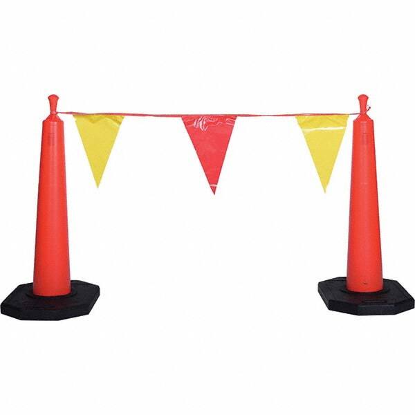 VizCon - Pennants Color: Multicolored Overall Length (Feet): 105.00 - Americas Industrial Supply