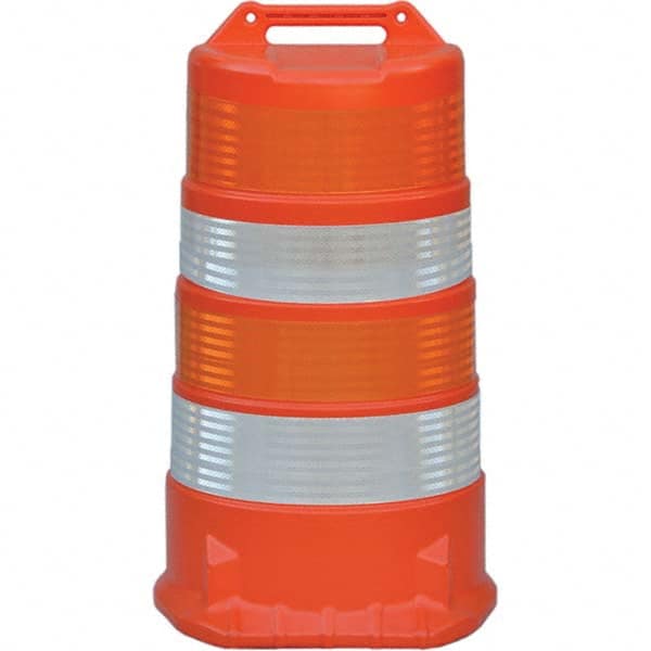 VizCon - Traffic Barrels, Delineators & Posts Type: Channelizer Drum Material: Plastic - Americas Industrial Supply