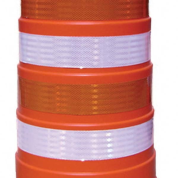 VizCon - Traffic Barrels, Delineators & Posts Type: Channelizer Drum Material: Plastic - Americas Industrial Supply