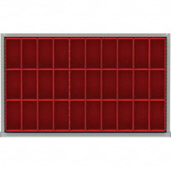 LISTA - 30-Compartment Drawer Divider Layout for 3.15" High Drawers - Americas Industrial Supply
