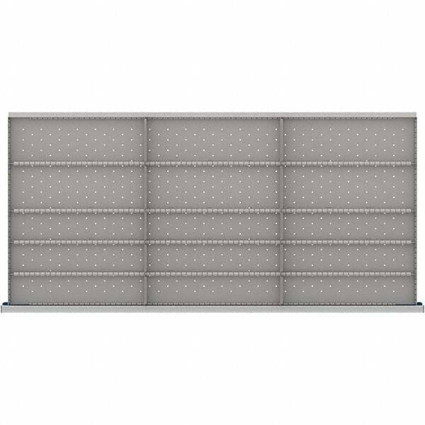 LISTA - 15-Compartment Drawer Divider Layout for 3.15" High Drawers - Americas Industrial Supply