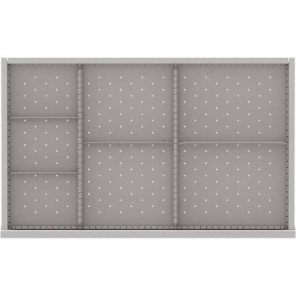 LISTA - 7-Compartment Drawer Divider Layout for 3.15" High Drawers - Americas Industrial Supply