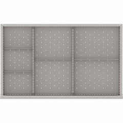 LISTA - 7-Compartment Drawer Divider Layout for 3.15" High Drawers - Americas Industrial Supply