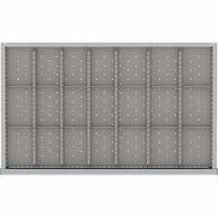 LISTA - 21-Compartment Drawer Divider Layout for 3.15" High Drawers - Americas Industrial Supply
