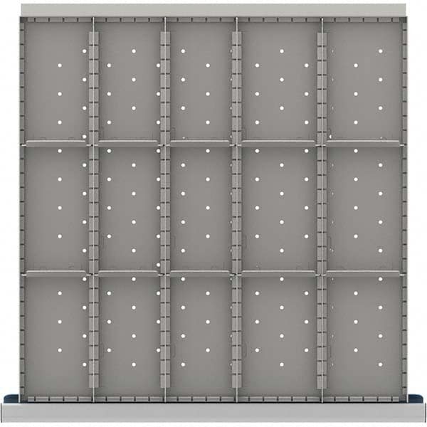 LISTA - 15-Compartment Drawer Divider Layout for 3.15" High Drawers - Americas Industrial Supply