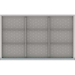 LISTA - 9-Compartment Drawer Divider Layout for 3.15" High Drawers - Americas Industrial Supply