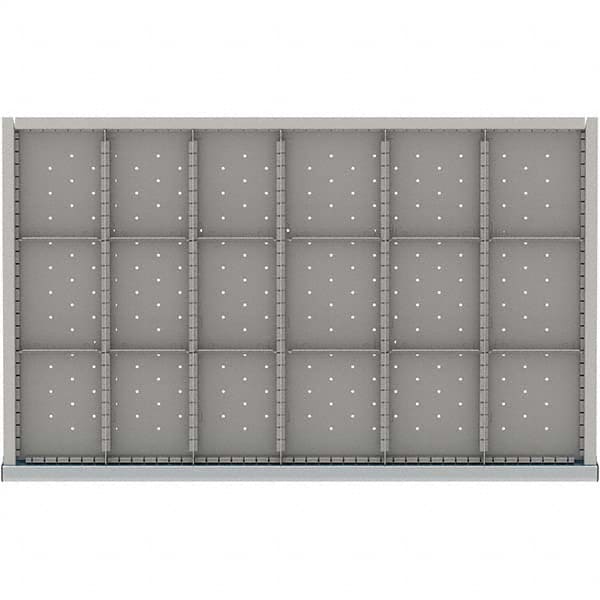 LISTA - 18-Compartment Drawer Divider Layout for 3.15" High Drawers - Americas Industrial Supply