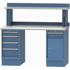 LISTA - Stationary Work Benches, Tables Type: Workstation Top Material: Plastic Laminate - Americas Industrial Supply