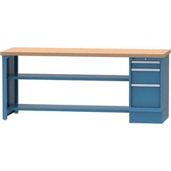 LISTA - Stationary Work Benches, Tables Type: Packaging Table Top Material: Butcher Block - Americas Industrial Supply