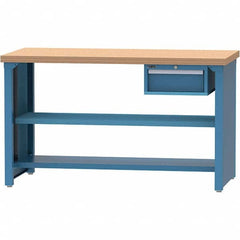 LISTA - Stationary Work Benches, Tables Type: Packaging Table Top Material: Butcher Block - Americas Industrial Supply