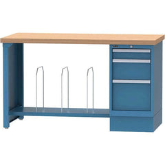 LISTA - Stationary Work Benches, Tables Type: Packaging Table Top Material: Butcher Block - Americas Industrial Supply