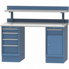 LISTA - Stationary Work Benches, Tables Type: Workstation Top Material: Plastic Laminate - Americas Industrial Supply