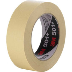 3M - 12" Wide x 60 Yd Long x 7.3 mil Tan Crepe Paper Masking Tape - Americas Industrial Supply