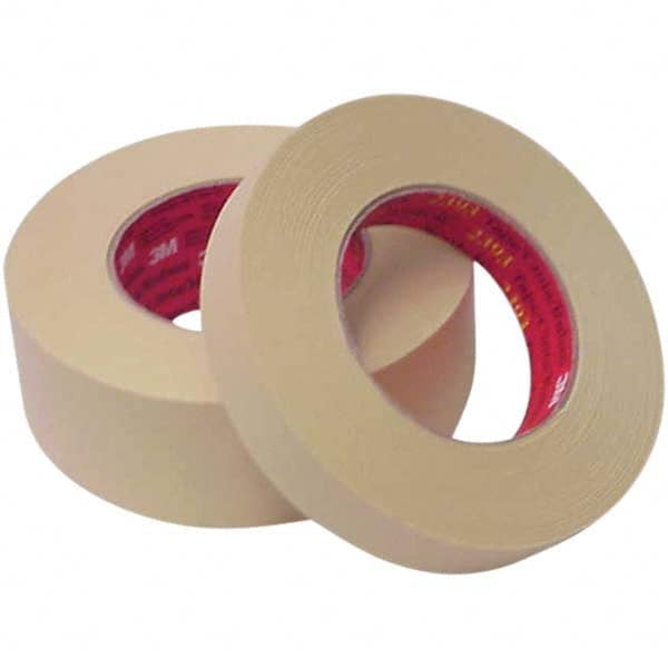 Masking Tape: 18 mm Wide, 55 m Long, 7.6 mil Thick, Tan Crepe Paper, Rubber Adhesive, 28 lb/in Tensile Strength