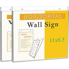 UNIVERSAL - Sign Holders & Frames Type: Wall Mount Sign Holder Sign Height Compatibility (Inch): 8-1/2 - Americas Industrial Supply