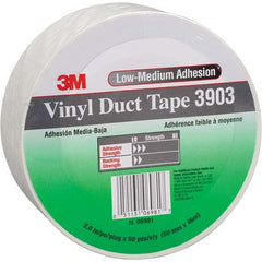 3M - 50 Yd x 49" x 6.5 mil Yellow Vinyl Duct Tape - Americas Industrial Supply