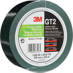 3M - 50m x 48mm x 11 mil Green Cotton Cloth Gaffers Tape - Americas Industrial Supply