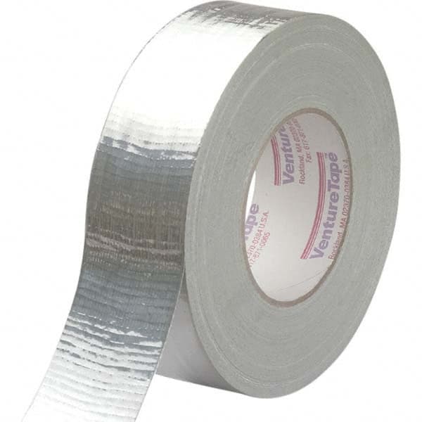 3M - 55m x 48mm x 11 mil Silver Polyethylene Cloth Duct Tape - Americas Industrial Supply