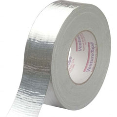 3M - 55m x 72mm x 11 mil Silver Polyethylene Cloth Duct Tape - Americas Industrial Supply