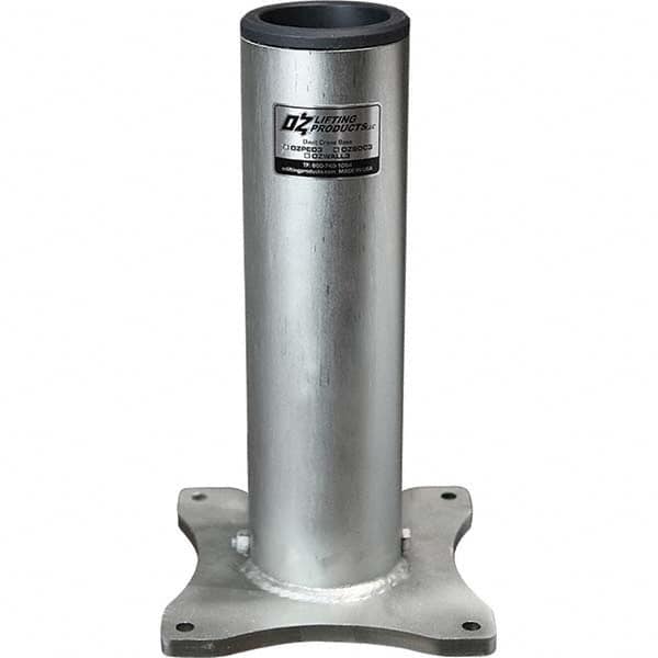 OZ Lifting Products - Davit Crane Bases Base Type: Pedestal Base Finish/Coating: Zinc Plated - Americas Industrial Supply
