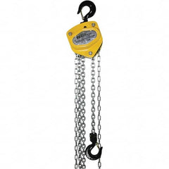 OZ Lifting Products - 2,000 Lb Capacity, 10' Lift Height, Manual Chain Hoist with Overload Protection - Americas Industrial Supply