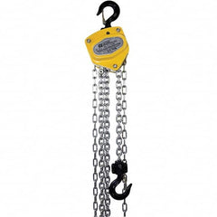 OZ Lifting Products - 1,000 Lb Capacity, 10' Lift Height, Manual Chain Hoist with Overload Protection - Americas Industrial Supply